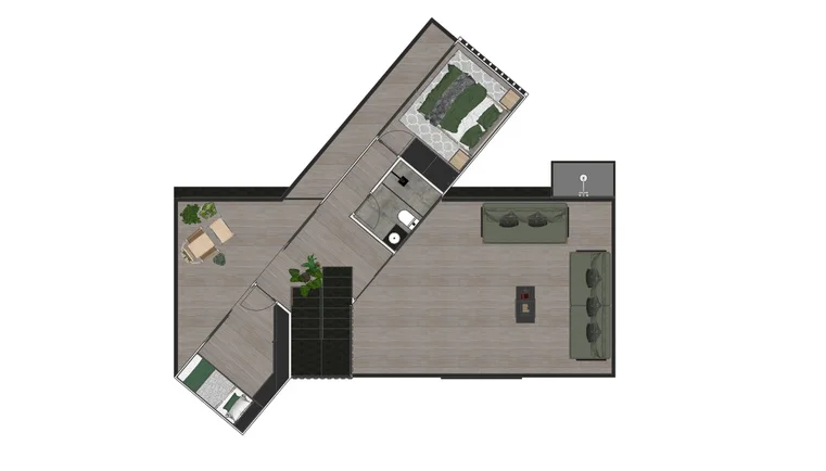 Planta baixa da Casa Modelo 03